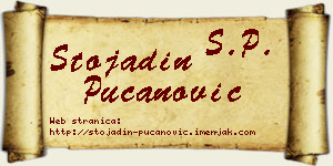 Stojadin Pucanović vizit kartica